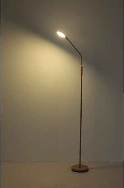 Globo 58504SSA - Dotykovo stmievateľná stojacia lampa SILVIO LED/6,5W/230V béžová
