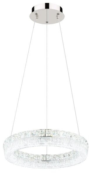 Globo 67387-24 - LED stmievateľný luster na lanku LAUREL LED/24W/230V číre + diaľkové ovládanie