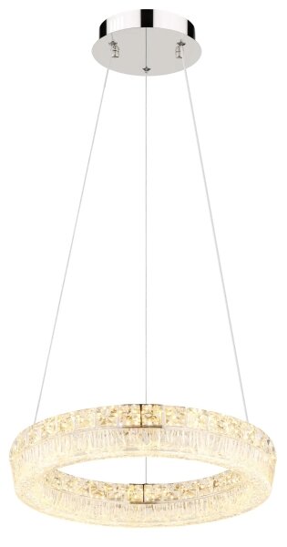 Globo 67387-24 - LED stmievateľný luster na lanku LAUREL LED/24W/230V číre + diaľkové ovládanie