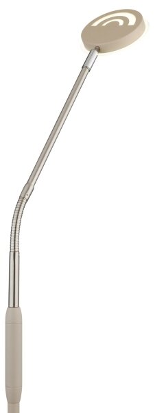 Globo 58504SSA - Dotykovo stmievateľná stojacia lampa SILVIO LED/6,5W/230V béžová