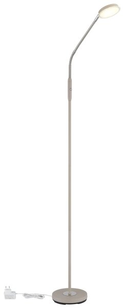 Globo 58504SSA - Dotykovo stmievateľná stojacia lampa SILVIO LED/6,5W/230V béžová