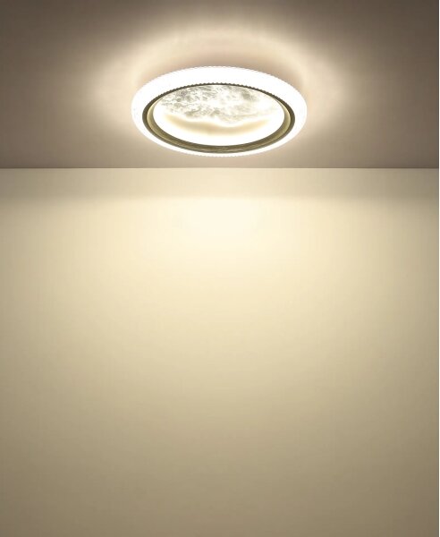 Globo 48494-28 - LED stropné svietidlo ODESSA LED/28W/230V priemer 39,5 cm strieborné
