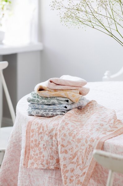 Lapuan Kankurit Ľanová utierka Niitty 48x70, modrá rain