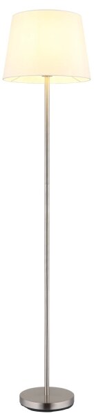 Globo 40100101 - Stojacia lampa JORIS 1xE27/40W/230V biela/matný chróm