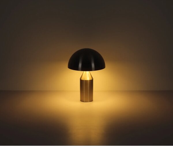 Globo 21030N - Stolná lampa ATOMA 2xE27/40W/230V matný chróm