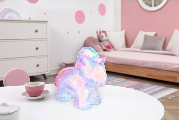 Globo 28088N - LED stmievateľná nabíjateľná stolná dekorácia BRONDAR LED/4W/5V 1800 mAh jednorožec
