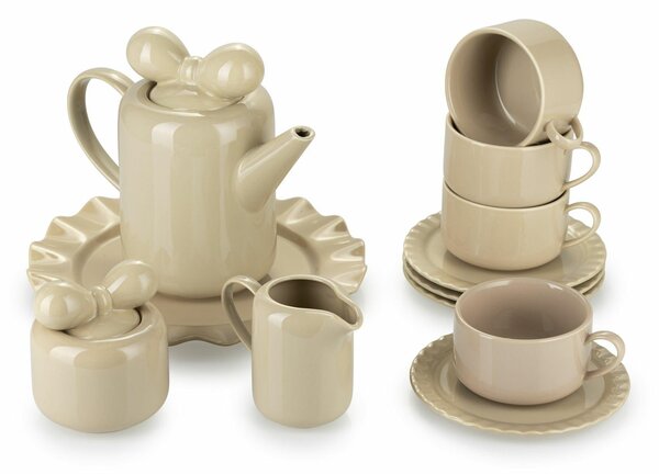 Čajový/kávový set Sofia Beige1