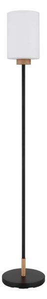 Globo 15977S - Stojacia lampa ROWENA 1xE27/60W/230V čierna/biela
