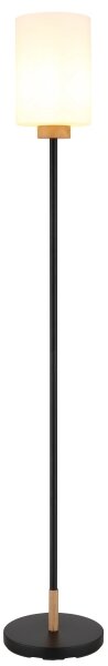 Globo 15977S - Stojacia lampa ROWENA 1xE27/60W/230V čierna/biela
