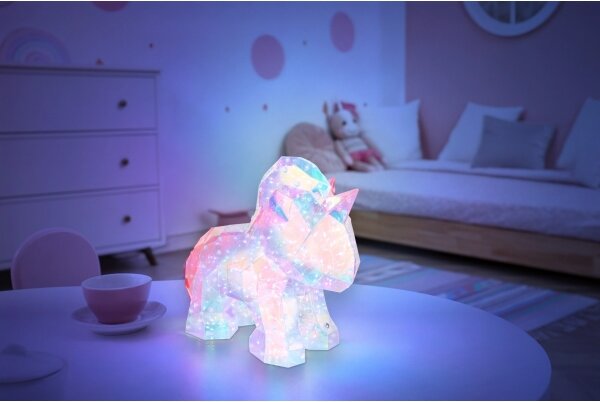 Globo 28088N - LED stmievateľná nabíjateľná stolná dekorácia BRONDAR LED/4W/5V 1800 mAh jednorožec