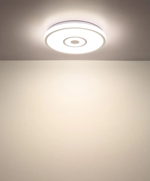 Globo 48580R - LED stropné svietidlo CALLIE LED/24W/230V pr. 38 cm matný chróm