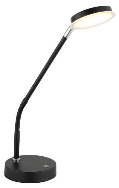 Globo 58504TS - Dotykovo stmievateľná LED stolná lampa SILVIO LED/6,5W/230V čierna