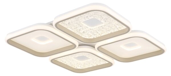 Globo 48097-60 - LED stmievateľné stropné svietidlo MOSAIKO LED/55W/230V 54x54 cm+DO