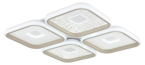 Globo 48097-60 - LED stmievateľné stropné svietidlo MOSAIKO LED/55W/230V 54x54 cm+DO