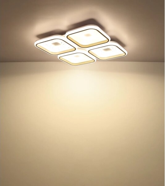 Globo 48097-60 - LED stmievateľné stropné svietidlo MOSAIKO LED/55W/230V 54x54 cm+DO