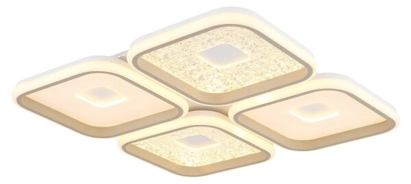 Globo 48097-60 - LED stmievateľné stropné svietidlo MOSAIKO LED/55W/230V 54x54 cm+DO