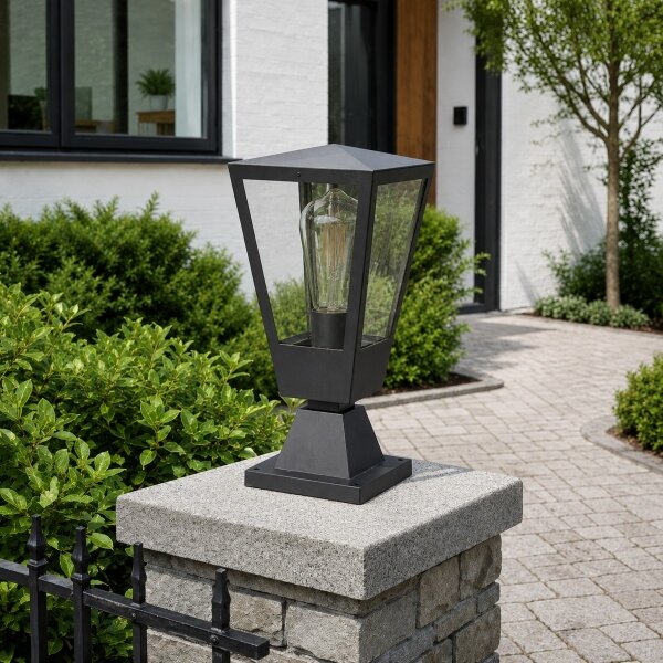 Brilliant - Vonkajšie svietidlo WESTDLIFF 1xE27/20W/230V 30,7 cm IP44 antracit