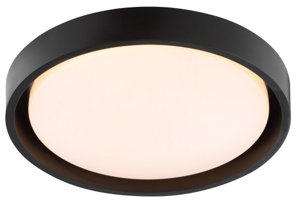 Brilliant - LED stropné svietidlo SONORA LED/12W/230V 3000K pr. 31 cm čierne