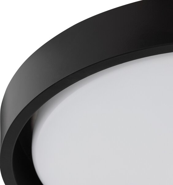 Brilliant - LED stropné svietidlo SONORA LED/12W/230V 3000K pr. 31 cm čierne