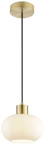 Brilliant - Závesný luster na lankách FANNY 1xE27/20W/230V priemer 22 cm mosadz
