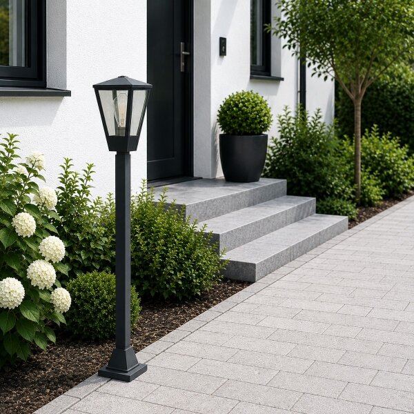 Brilliant - Vonkajšie svietidlo WESTDLIFF 1xE27/20W/230V 98,4 cm IP44 antracit