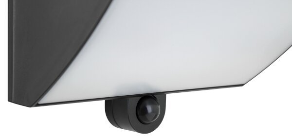 Brilliant - LED solárne nástenné svietidlo SIERRA LED/6W/3,7V 2000 mAh IP54 čierne
