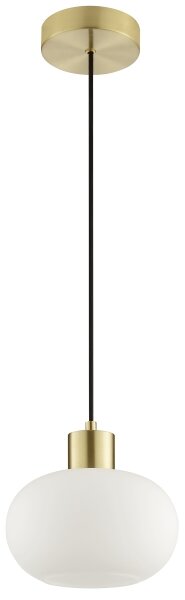 Brilliant - Závesný luster na lankách FANNY 1xE27/20W/230V priemer 22 cm mosadz