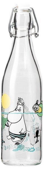 Muurla Sklenená fľaša Moomin Fun in the water 0,5l