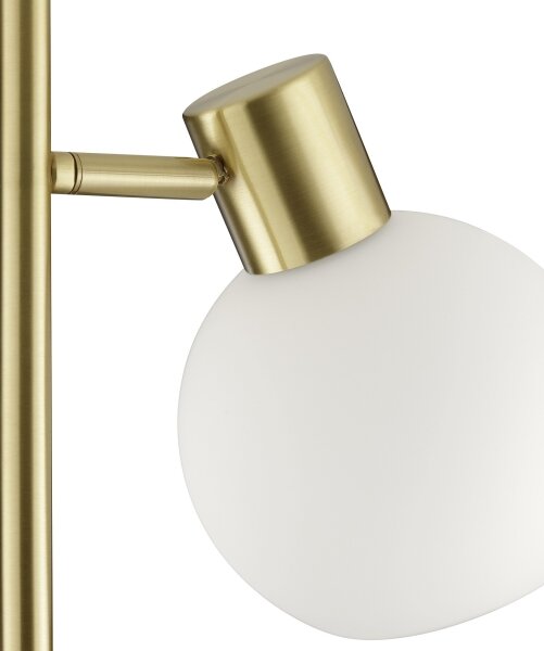 Brilliant - Stojacia lampa CONY 1xE14/20W/230V mosadzná