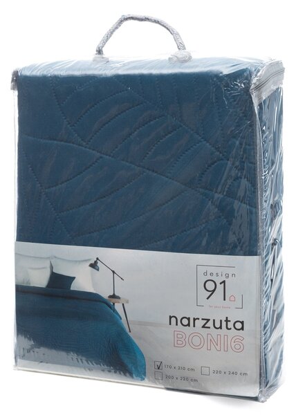 PREHOZ NA POSTEĽ BONI6 170X210 CM NÁMORNÍCKÝ MODRÝ