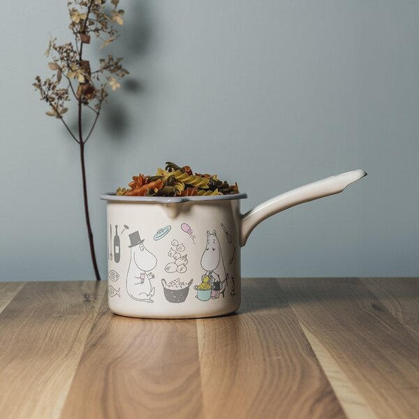 Muurla Kastról Moomins Bon Appétit 1,3l, smalt / béžový