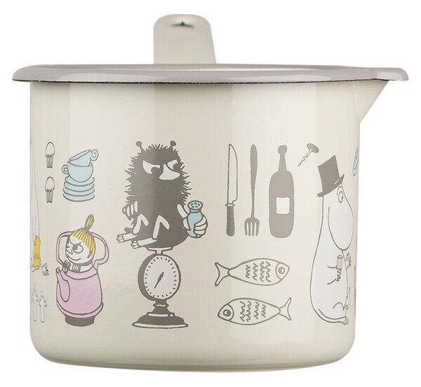 Muurla Kastról Moomins Bon Appétit 1,3l, smalt / béžový