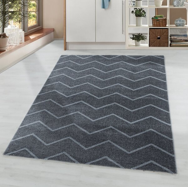 Ayyildiz , Kusový koberec Rio 4602 grey, 80x250, šedá, kancelária
