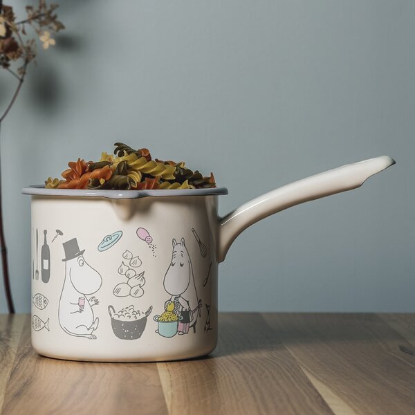 Muurla Kastról Moomins Bon Appétit 1,3l, smalt / béžový