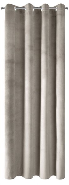 ZATEMŇOVACÍ ZÁVES NA KRÚŽKOCH PIERRE 140X250 CM BÉŽOVÁ