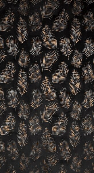 ZATEMŇOVACÍ ZÁVES NA KRÚŽKOCH GLORIA2 140X250 CM LISTY