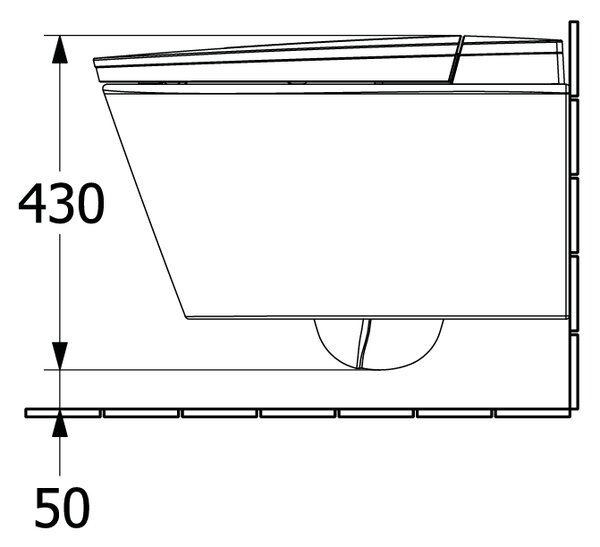 Villeroy & Boch Tivo - Sprchová toaleta 609x400 mm, alpská biela V22EM101