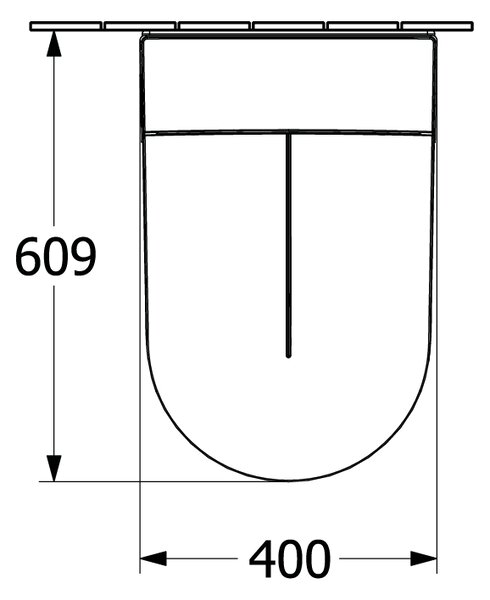 Villeroy & Boch Tivo - Sprchová toaleta 609x400 mm, alpská biela V22EM101