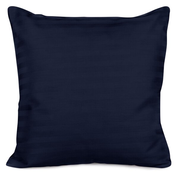 SATÉNOVÁ OBLIEČKA NA VANKÚŠ CIZGILI NAVY BLUE 40X40 CM EXCLUSIVE TMAVOMODRÁ