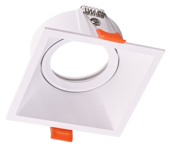 Podhľadové svietidlo Square3, 1x biele kovové tienidlo, (možnosť polohovania), w