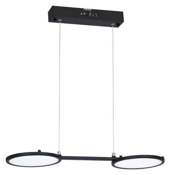 Závesné LED svietidlo Giro, 2x LED 20w, 4000k, b