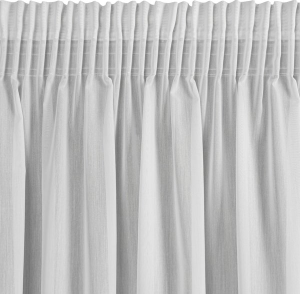 ZÁCLONA NA PÁSKE ELENA 300X150 CM BIELA