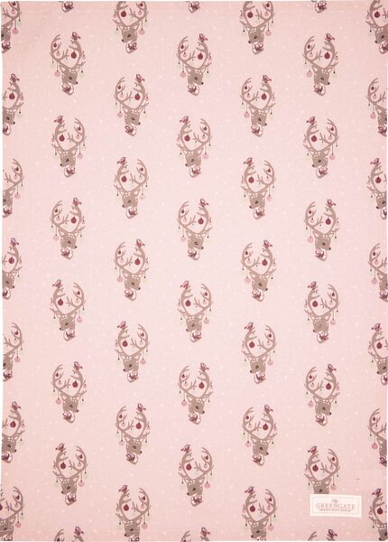 Bavlnená utierka Dina Pale Pink 50x70 cm