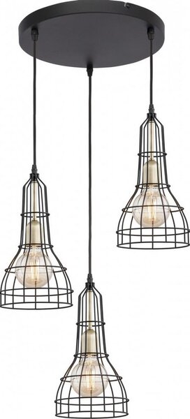 Luster na lanku LONG 3xE27/60W/230V