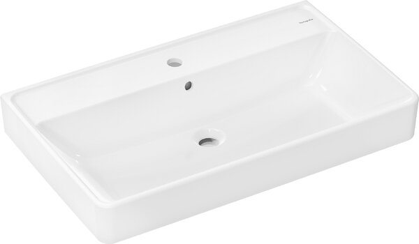 Hansgrohe Xanuia Q - Umývadlo 800x480 mm s otvorom pre batériu a prepadom, biela 60225450
