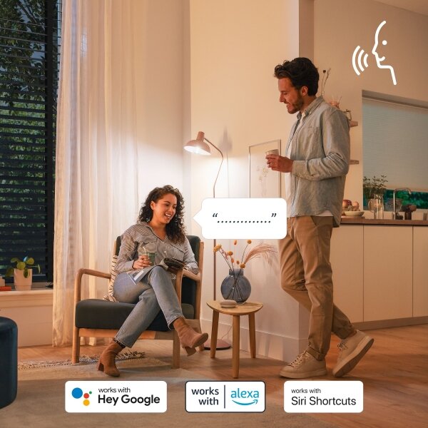 LED RGB stmievateľná žiarovka Philips SMART A60 E27/8,5W/230V 2200-6500K + diaľkový ovládač