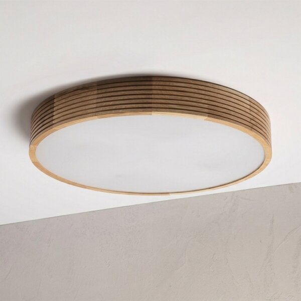 Brilagi - LED Stropné svietidlo CARVALHO MODERN 4xE27/60W/230V dub pr. 57,5 cm