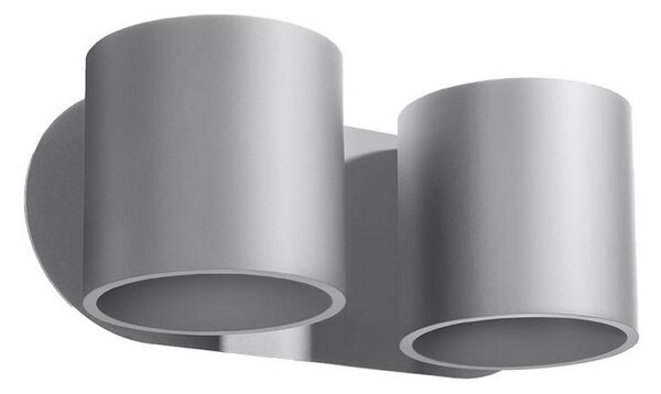 Sollux Nástenné bodové svietidlo ORBIS 2xG9/40W/230V šedá SLX0352 + záruka 3 roky zadarmo