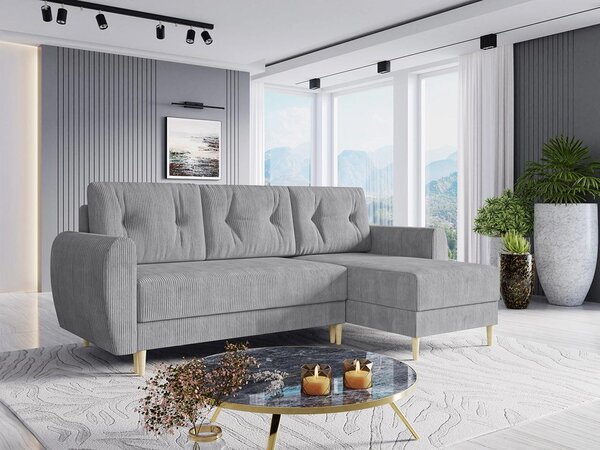Mirjan24 Rohová sedačka s funkciou spania Kukle S, Dostupné poťahy: Poso 01 5903211253607