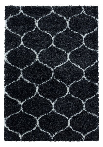 Ayyildiz koberce Kusový koberec Salsa Shaggy 3201 antracit - 80x250 cm